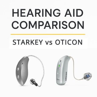 Starkey vs Oticon comparison image